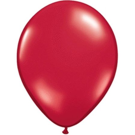 MAYFLOWER DISTRIBUTING Qualatex 6238 11 in. Ruby Red Latex Balloon - 25 Count 6238